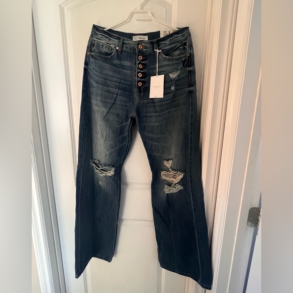 Kancan 90s flare high rise new with tags 11/29 - Picture 1 of 7